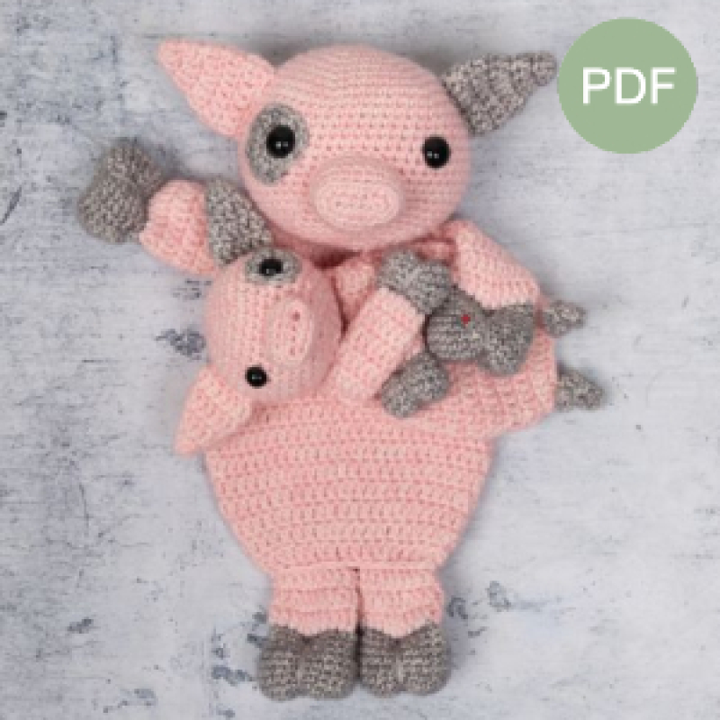 Duo Deal: Varken en mini varken Pdf patroon